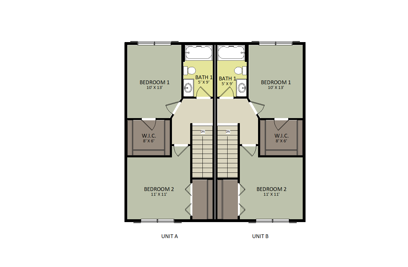 Colfax Second Floor Floor Plan